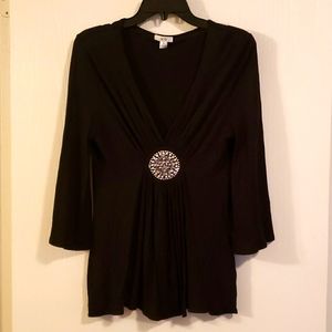 Caché Embellished Top